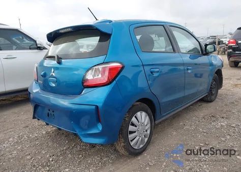 2024 Mitsubishi Mirage Es/Le z USA, uszkodzony, nr VIN ML32AUHJ1RH007955